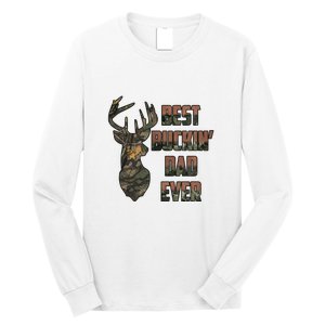 Best Buckin Dad Ever Father's Day Gift Long Sleeve Shirt