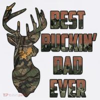 Best Buckin Dad Ever Father's Day Gift Tall T-Shirt
