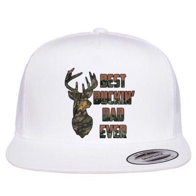 Best Buckin Dad Ever Father's Day Gift Flat Bill Trucker Hat