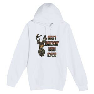 Best Buckin Dad Ever Father's Day Gift Premium Pullover Hoodie