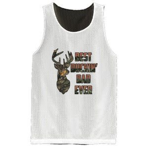 Best Buckin Dad Ever Father's Day Gift Mesh Reversible Basketball Jersey Tank