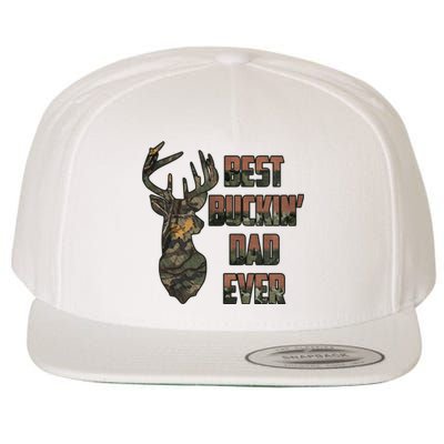 Best Buckin Dad Ever Father's Day Gift Wool Snapback Cap