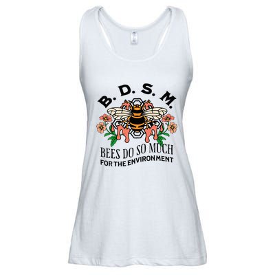 Bdsm Bees Do So Much For The Environment Ladies Essential Flowy Tank