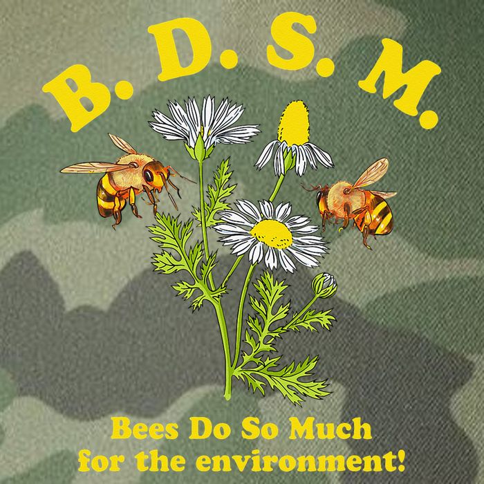 BDSM Bees Do So Much For The Environment Legacy Tie Dye Trucker Hat