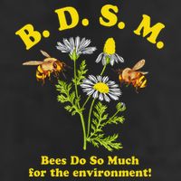 BDSM Bees Do So Much For The Environment Golf Towel