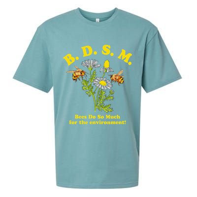 BDSM Bees Do So Much For The Environment Sueded Cloud Jersey T-Shirt