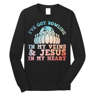Best Bowling Design Jesus Christian Bowling Long Sleeve Shirt