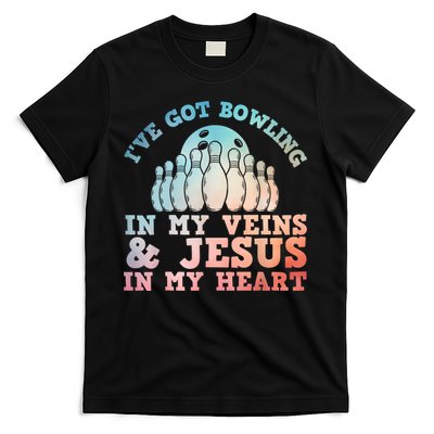 Best Bowling Design Jesus Christian Bowling T-Shirt