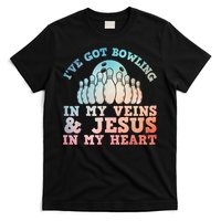 Best Bowling Design Jesus Christian Bowling T-Shirt