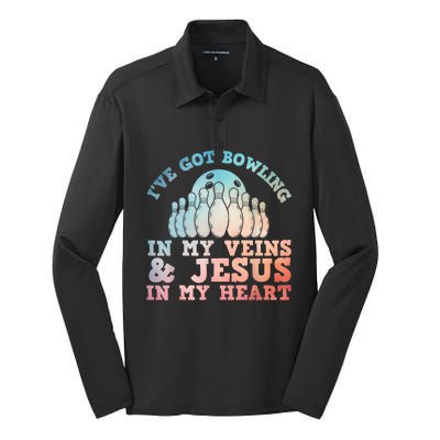 Best Bowling Design Jesus Christian Bowling Silk Touch Performance Long Sleeve Polo