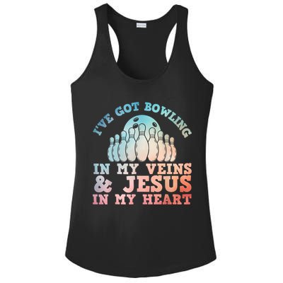 Best Bowling Design Jesus Christian Bowling Ladies PosiCharge Competitor Racerback Tank