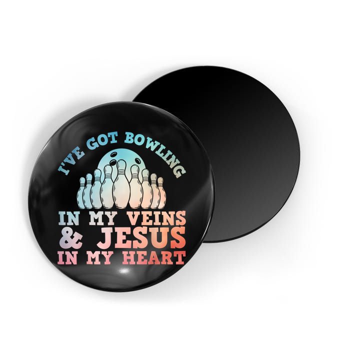 Best Bowling Design Jesus Christian Bowling Magnet