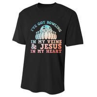 Best Bowling Design Jesus Christian Bowling Performance Sprint T-Shirt