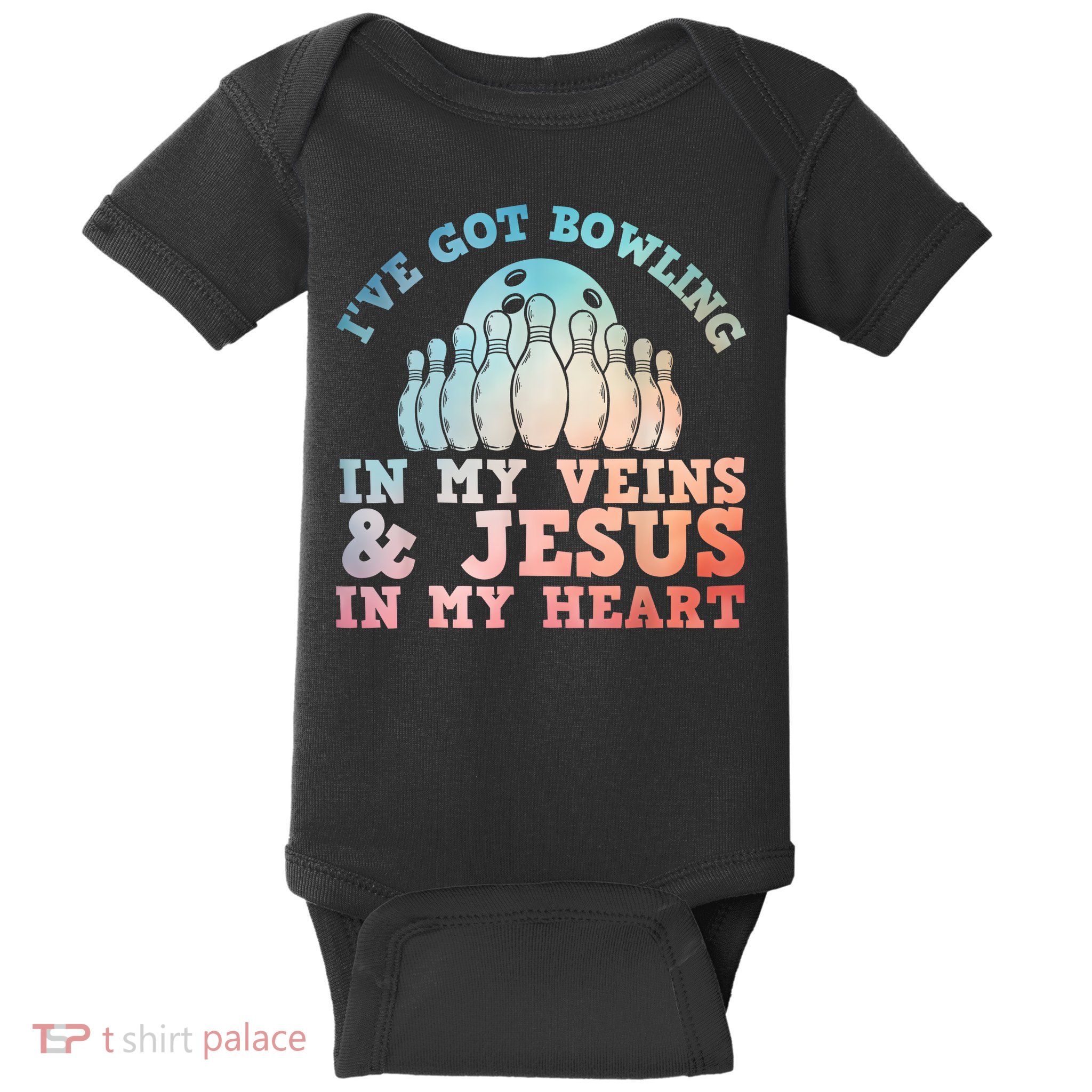 Best Bowling Design Jesus Christian Bowling Baby Bodysuit