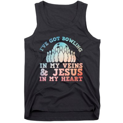 Best Bowling Design Jesus Christian Bowling Tank Top