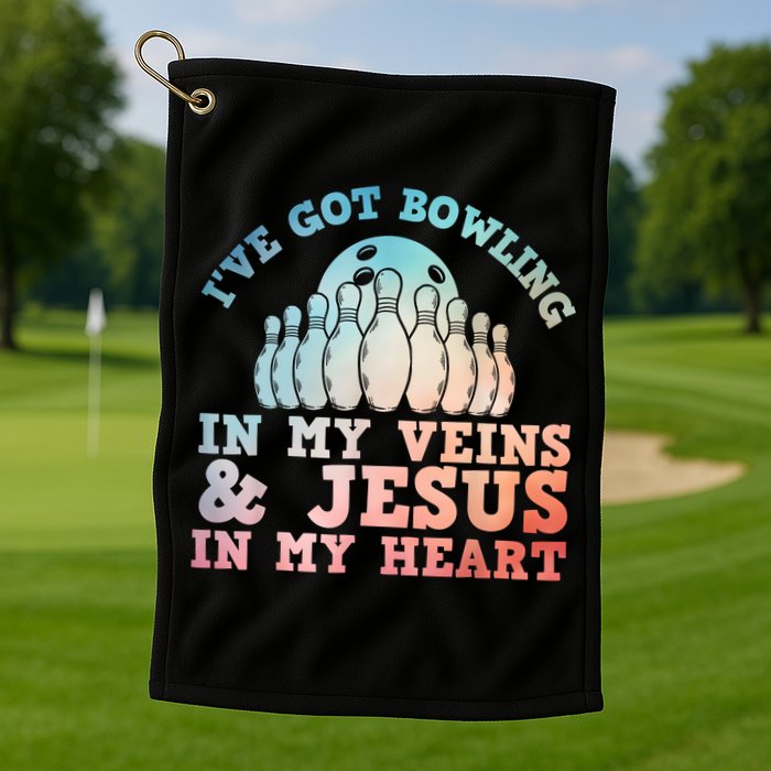 Best Bowling Design Jesus Christian Bowling Golf Towel