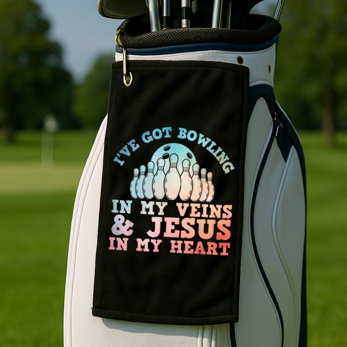 Best Bowling Design Jesus Christian Bowling Golf Towel