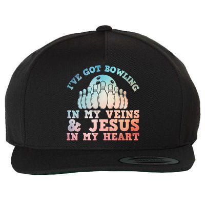 Best Bowling Design Jesus Christian Bowling Wool Snapback Cap