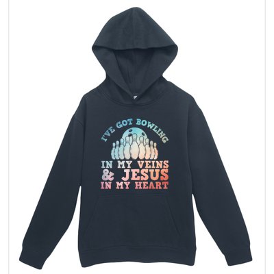 Best Bowling Design Jesus Christian Bowling Urban Pullover Hoodie