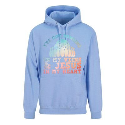 Best Bowling Design Jesus Christian Bowling Unisex Surf Hoodie