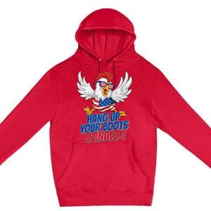 Bye Bye Donald Funny Political Chicken Design Premium Premium Pullover Hoodie