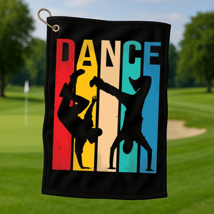 Breakdancing BBoy Dance Breakdance Dancer Gift Golf Towel
