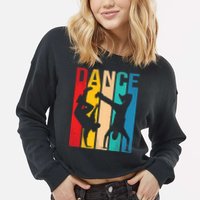 Breakdancing BBoy Dance Breakdance Dancer Gift Cropped Pullover Crew