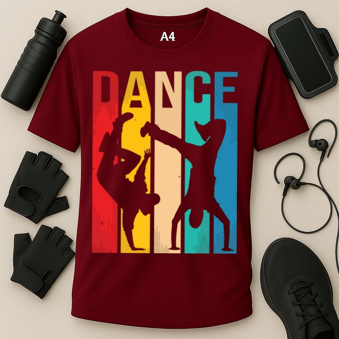 Breakdancing BBoy Dance Breakdance Dancer Gift Cooling Performance Crew T-Shirt
