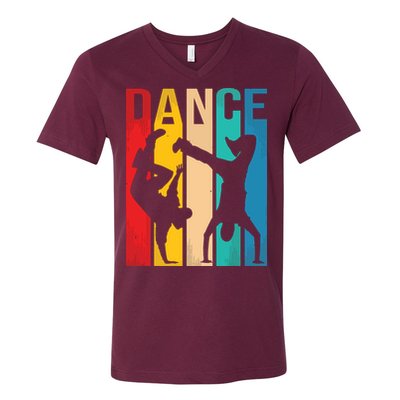 Breakdancing BBoy Dance Breakdance Dancer Gift V-Neck T-Shirt