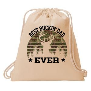 Best Buckin Dad Ever Deer Hunting Fathers Day Manley Drawstring Bag