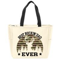 Best Buckin Dad Ever Deer Hunting Fathers Day Manley Zip Tote Bag