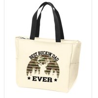 Best Buckin Dad Ever Deer Hunting Fathers Day Manley Zip Tote Bag