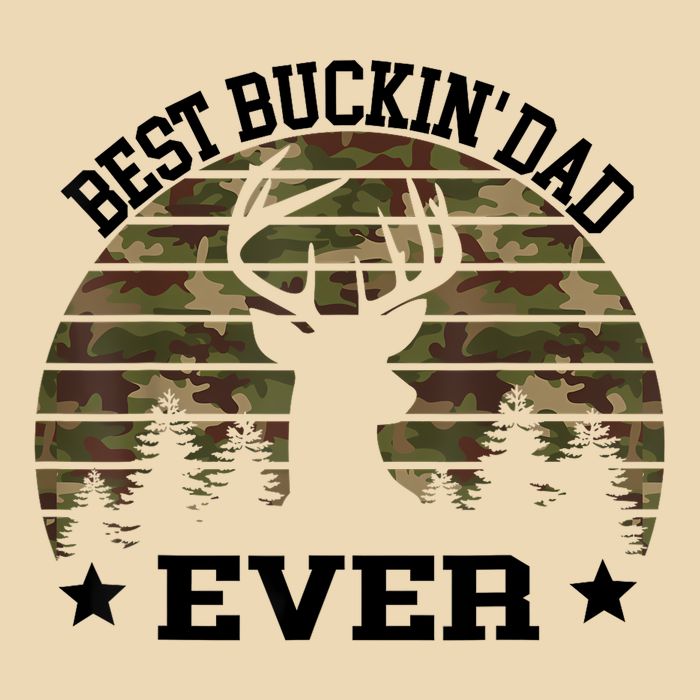 Best Buckin Dad Ever Deer Hunting Fathers Day Manley Zip Tote Bag