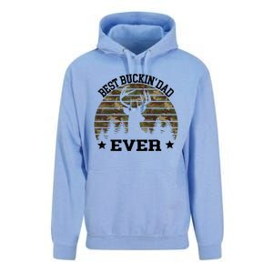 Best Buckin Dad Ever Deer Hunting Fathers Day Manley Unisex Surf Hoodie