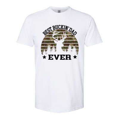 Best Buckin Dad Ever Deer Hunting Fathers Day Manley Softstyle CVC T-Shirt