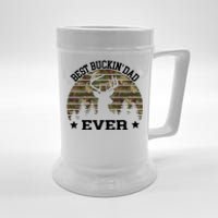 Best Buckin Dad Ever Deer Hunting Fathers Day Manley Beer Stein