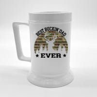 Best Buckin Dad Ever Deer Hunting Fathers Day Manley Beer Stein