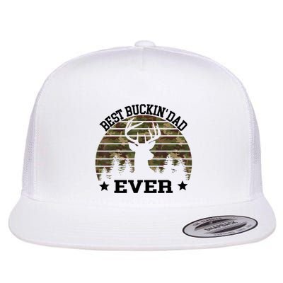 Best Buckin Dad Ever Deer Hunting Fathers Day Manley Flatbill Hat