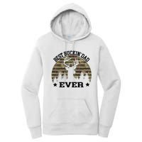 Best Buckin Dad Ever Deer Hunting Fathers Day Manley Women's Pullover Hoodie