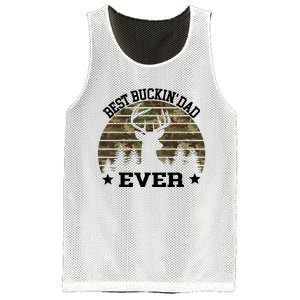 Best Buckin Dad Ever Deer Hunting Fathers Day Manley Mesh Reversible Basketball Jersey Tank