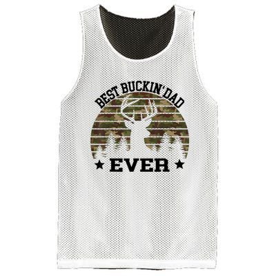 Best Buckin Dad Ever Deer Hunting Fathers Day Manley Mesh Reversible Basketball Jersey Tank