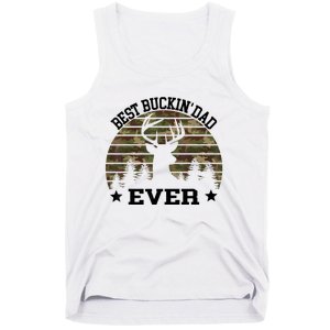 Best Buckin Dad Ever Deer Hunting Fathers Day Manley Tank Top