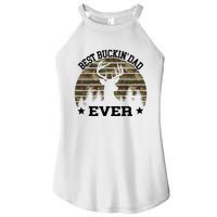 Best Buckin Dad Ever Deer Hunting Fathers Day Manley Women's Perfect Tri Rocker Tank