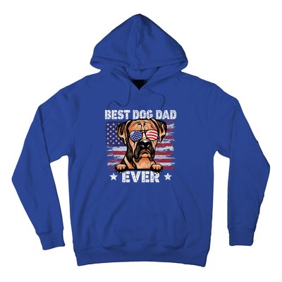 Best Boxer Dad Ever American Flag Fathers Day Meaningful Gift Hoodie