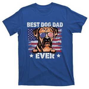 Best Boxer Dad Ever American Flag Fathers Day Meaningful Gift T-Shirt