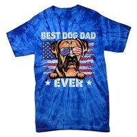 Best Boxer Dad Ever American Flag Fathers Day Meaningful Gift Tie-Dye T-Shirt