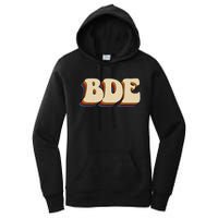 BDE Big Dick Energy Retro Style Women's Pullover Hoodie