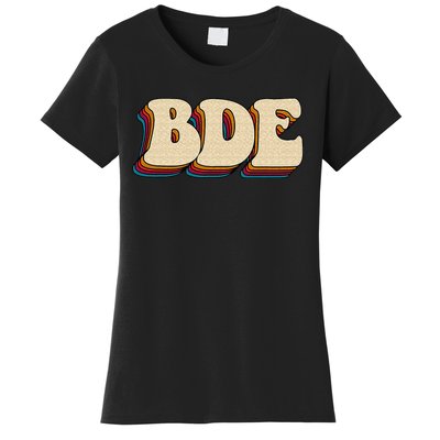 BDE Big Dick Energy Retro Style Women's T-Shirt