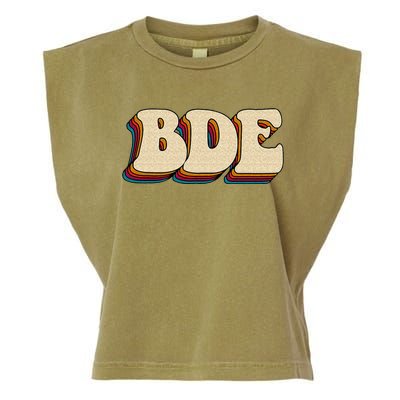 BDE Big Dick Energy Retro Style Garment-Dyed Women's Muscle Tee