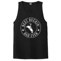 Best Buckin Dad Ever Cowboy Bull Riding Rodeo PosiCharge Competitor Tank